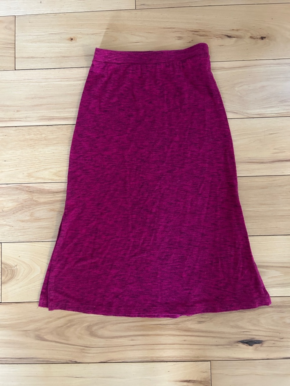 Cat & Jack Deep Magenta Knit Midi Skirt